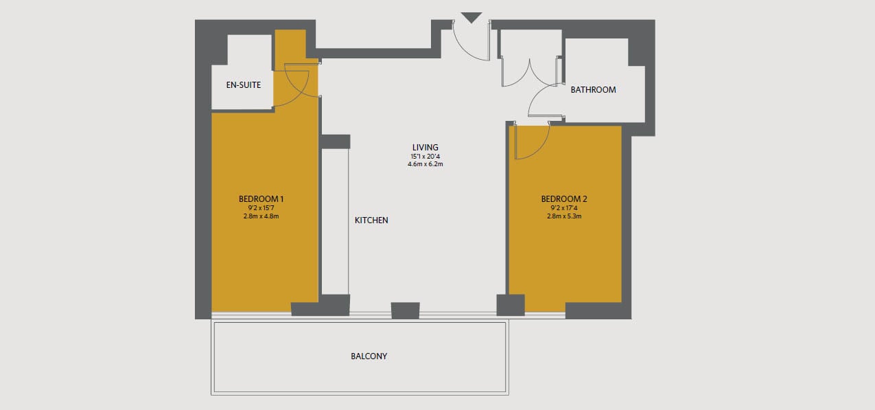 Typical Apartment Floorplan