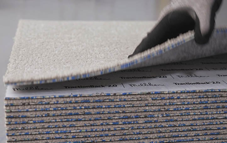 TractionBack carpet tiles