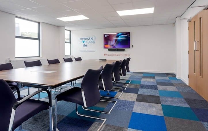 Vita Caligen Board Room with Mash Up Collection carpet 