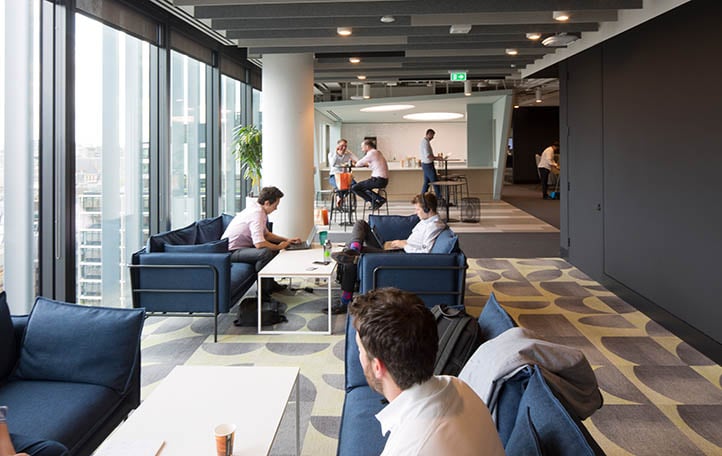 Deloitte's London Office with Milliken Carpet - Clerkenwell - Time Piece - Into Paint