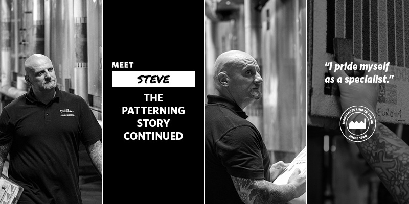 The Patterning Story Continued banner with Steve