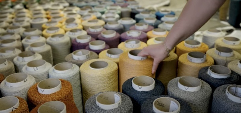 SDN Yarns used for Tracing Landscapes carpet