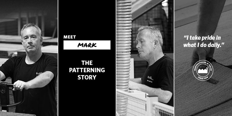 The Patterning Story banner with Mark